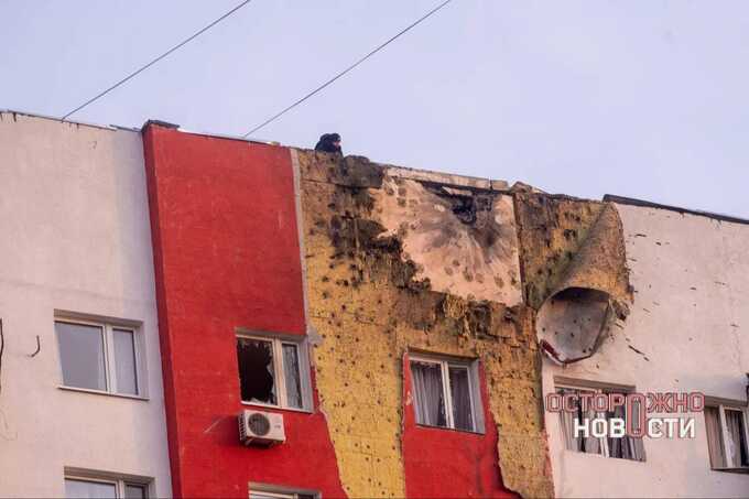 Обломки дрона повредили дом в Москве